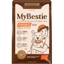Сухой корм для собак MyBestie Adult с уткой (2кг)