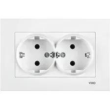 Розетка Viko Karre 90960056 (с рамкой)