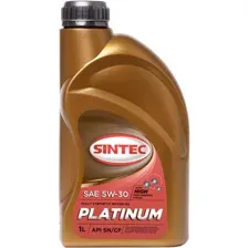 Масло моторное Sintec Platinum. 5W-30, 801938, 1 л