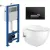Унитаз подвесной Creavit Free FE322-34CB00E-0002 (KC0903.02.0000E + S-IN-MZ-VECTOR + P-BU-ACT/Blg/G)