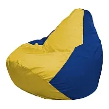 Кресло-мешок Flagman Груша Супер Мега 4XL Г5.1-254 (жёлтый/синий)