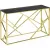 Консольный столик Stool Group Арт Деко 120x40 / ECST-015-TG-SK (стекло Smoke/сталь золото)