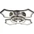 Люстра Ambrella Acrylica FA576/4+1 DCH (черный хром)