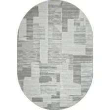 Ковер для жилой комнаты Merinos Sirius F190-OVAL-CREAM-GRAY (2x2.9)
