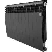 Биметаллический радиатор Royal Thermo Biliner B 500 Черный - 12 секций