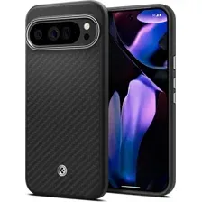Чехол-накладка Spigen Enzo Aramid для Google Pixel 9 Pro XL / ACS07734 (черный матовый)