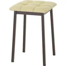 Табурет AMC Comfort 7К2.15 (кожзам, светло-желтый/коричневый)
