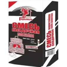 Кладочная смесь Горыныч Жаростойкая глино-шамотная (25кг, черный)