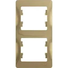Рамка для выключателей и розеток Systeme (Schneider) Electric Glossa GSL000406