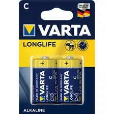Батарейка Varta Longlife LR14/C алкалайн (2 шт)