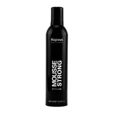 Мусс Kapous/Капус сильной фиксации "Mousse Strong" серии "Styling", 400 мл