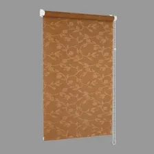 Рулонные шторы Delfa Сантайм Жаккард Версаль СРШ-01М 8714 34x170 (какао)