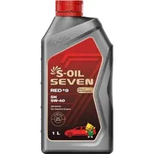Моторное масло S-OIL SEVEN RED #9 SN 5W-40 1л