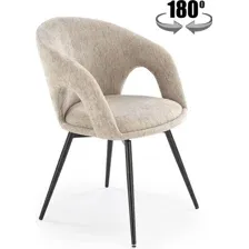 Стул Halmar K550 (бежевый/черный)