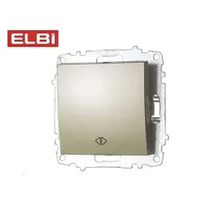 Выключатель El-Bi Zena-Vega / 609-011400-214 (титан)