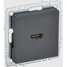 Розетка HDMI IEK Brite РHDMI-0-БрГ