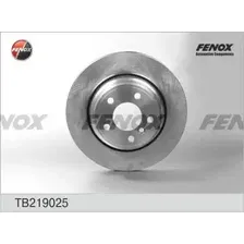 Тормозной диск FENOX TB219025 вентилируемый , задняя ось
