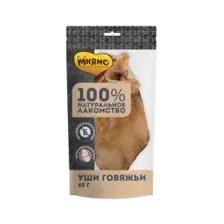 Лакомство Мнямс для собак Уши говяжьи 85г