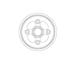 Тормозной барабан TRW DB4555