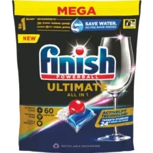 Таблетки для посудомоечных машин Finish Quantum Ultimate Regular, 60 шт