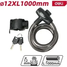 Тросовый велосипедный замок Deli DL508062