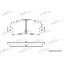 Тормозные колодки Patron PBP114
