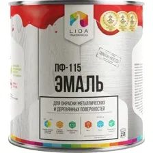 Эмаль LIDA ПФ-115 2 л (небесно-голубой)
