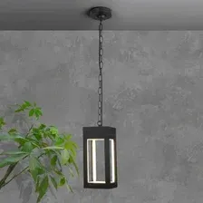 Уличный подвесной светильник Elektrostandard Frame 1528 Techno LED (черный)