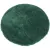 Ковер для жилой комнаты LAXMI Fluffy 01 круг (2.4x2.4, Dark Green)