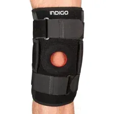 Суппорт колена Indigo Sport IN207 (черный)