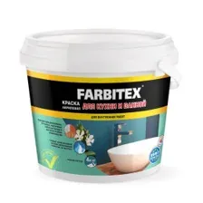 Краска Farbitex Для кухни и ванной 6 кг