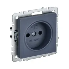 Розетка IEK Brite BR-R10-10-K35-F (маренго)