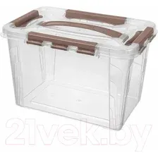 Ящик для хранения Econova Grand Box / 433200214 (6.65л, коричневый)