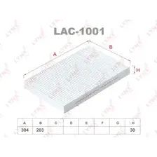 Салонный фильтр LYNXAUTO LAC-1001