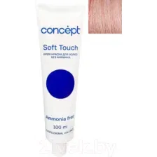 Крем-краска для волос Concept Soft Touch Безаммиачная 9.588 (100мл, светлый розовый интенсивно-жемчужный)
