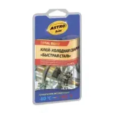клей-холодная сварка! Быстрая сталь Total Bond, 55г\ АС-9303 ASTROHIM
