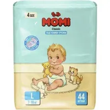 Подгузники-трусики детские Momi Classic L 7-18кг (44шт)