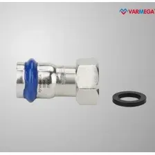 Фитинг Varmega Муфта раструбная Inox Press с накидной гайкой 22x3/4" VM709002205