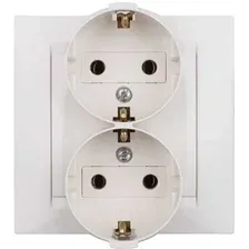Розетка Simon 1590459-031 (слоновая кость)