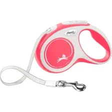 Поводок-рулетка Flexi New Comfort ремень S (5м, красный)