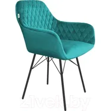 Стул Sheffilton SHT-ST38/S64 (альпийский бирюзовый/черный муар)