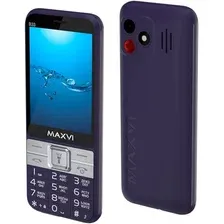 Кнопочный телефон Maxvi B33 (фиолетовый)
