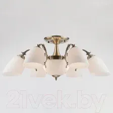 Люстра Евросвет Ariele 22010/6+2 (античная бронза)