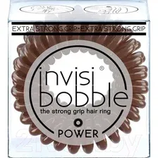 Набор резинок для волос Invisibobble Power Pretzel Brown