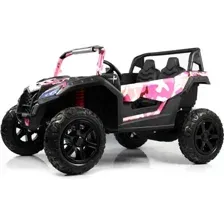 Детский автомобиль RiverToys M222MM (розовый камуфляж)