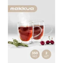Набор кружек 2 шт с двойными стенками Makkua Cup Hygge 4 (4CH350)