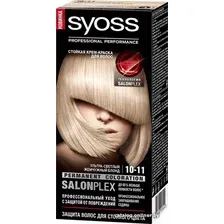 Крем-краска для волос Syoss Salonplex Permanent Coloration 10-11 ультра-светлый жемч. блонд