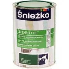 Эмаль Sniezka Supermal масляно-фталевая (800мл, зеленый)