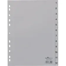 Разделитель документов Durable 651210 (серый)