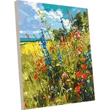 Картина по номерам PaintLine Цветочное поле PL-00396